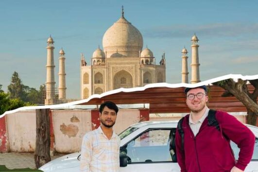 From Delhi Taj Mahal Sunrise and Agra Fort Tour by Car